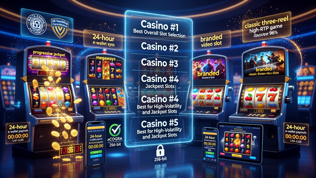 Best Online Slots for Real Money: 5 Top Casinos With Popular Slots Ranked