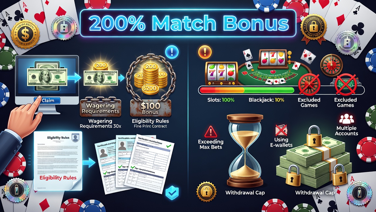 Casino Deposit Bonus Terms Explained: Eligibility, Wagering Requirements, and the Bonus Claims Process