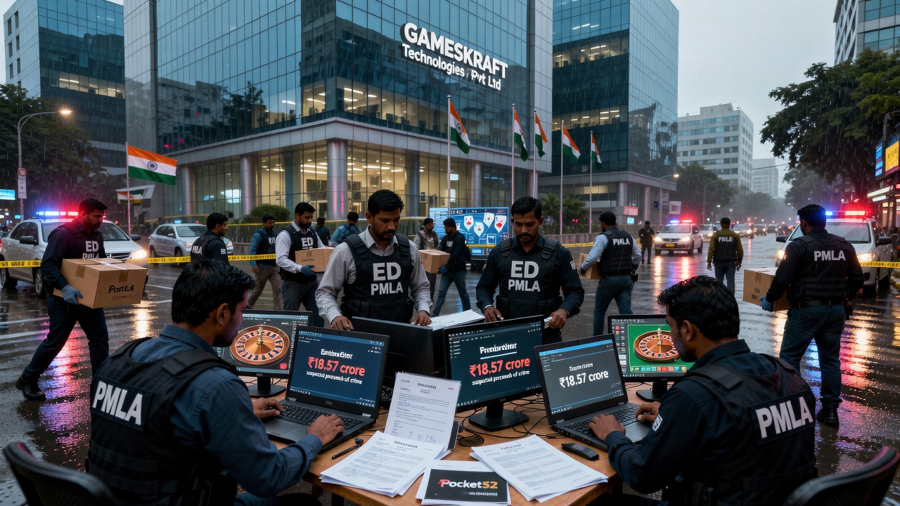 ED Raids Gameskraft Offices Over Alleged ₹1,000 Crore Betting Case