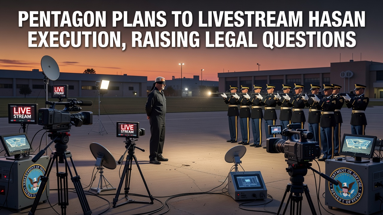 Pentagon Plans to Livestream Hasan Execution, Raising Legal Questions