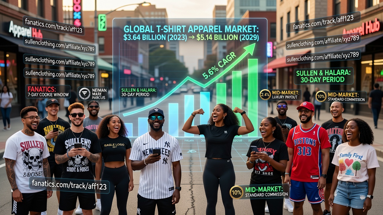 Apparel Market Growth Fuels a Crowded Field of T-Shirt Affiliate Deals