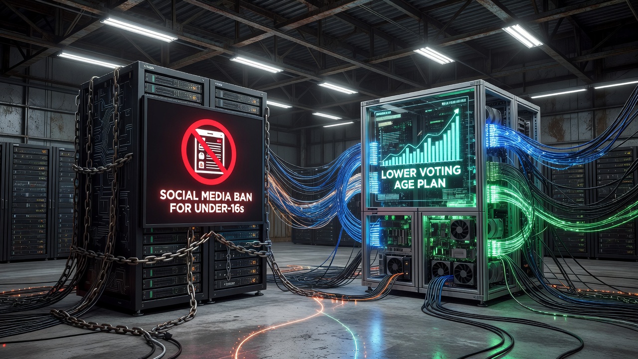 Social Media Ban For Under-16s Collides With Lower Voting Age Plan