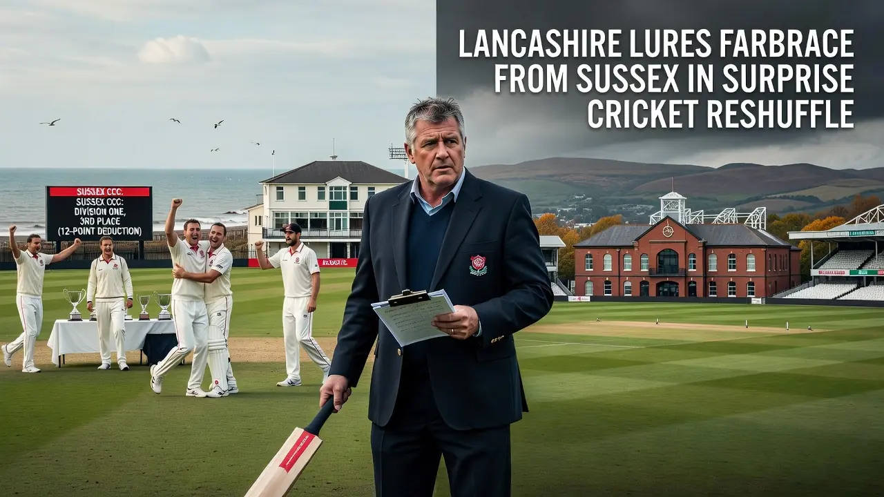 Lancashire Lures Farbrace From Sussex in Surprise Cricket Reshuffle