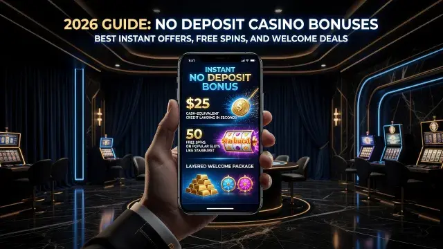 No Deposit Casino Bonuses: Best Instant Offers, Free Spins, and Welcome Deals (2026 Guide)